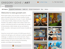 Tablet Screenshot of goveart.com